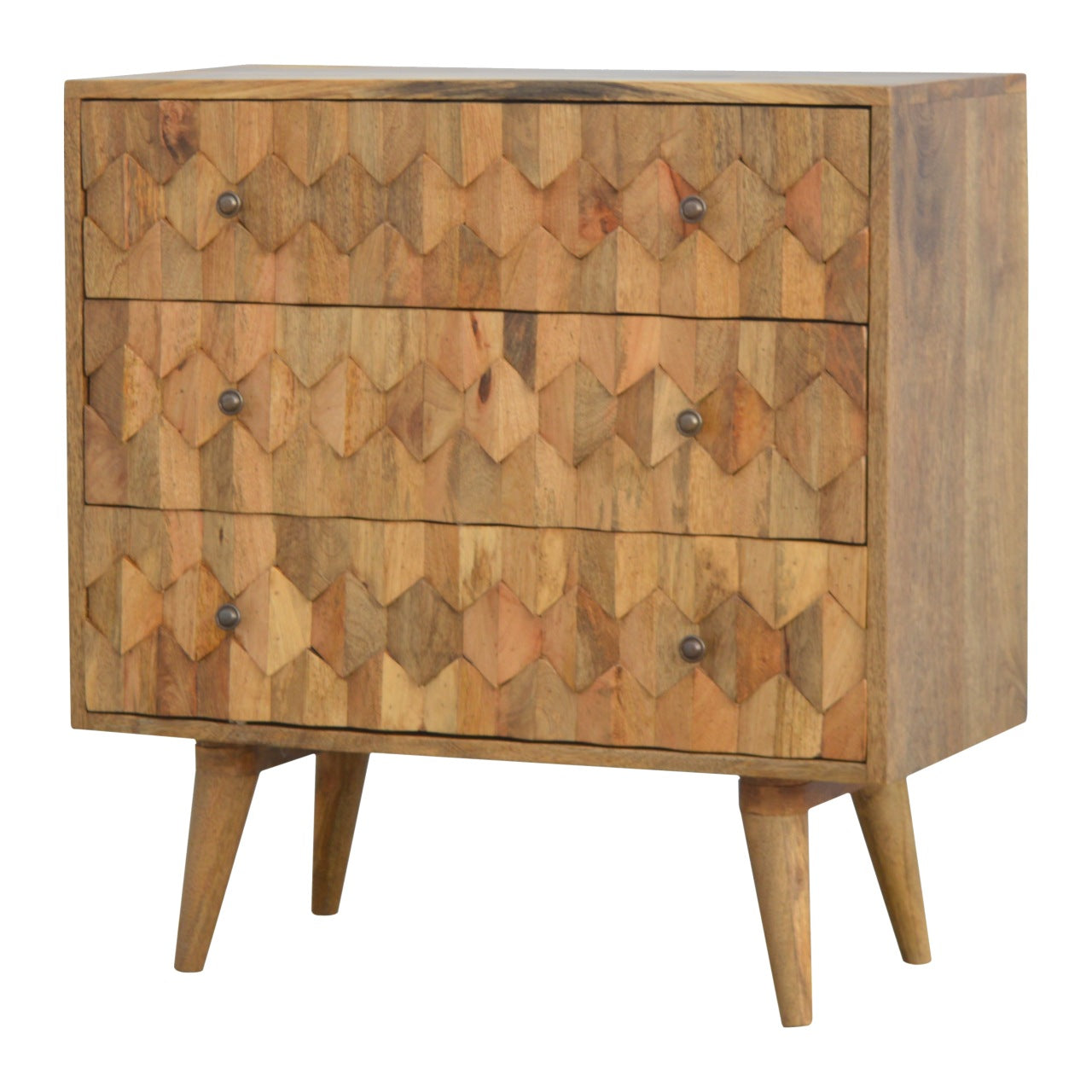 Pineapple 3 Drawer Cabinet