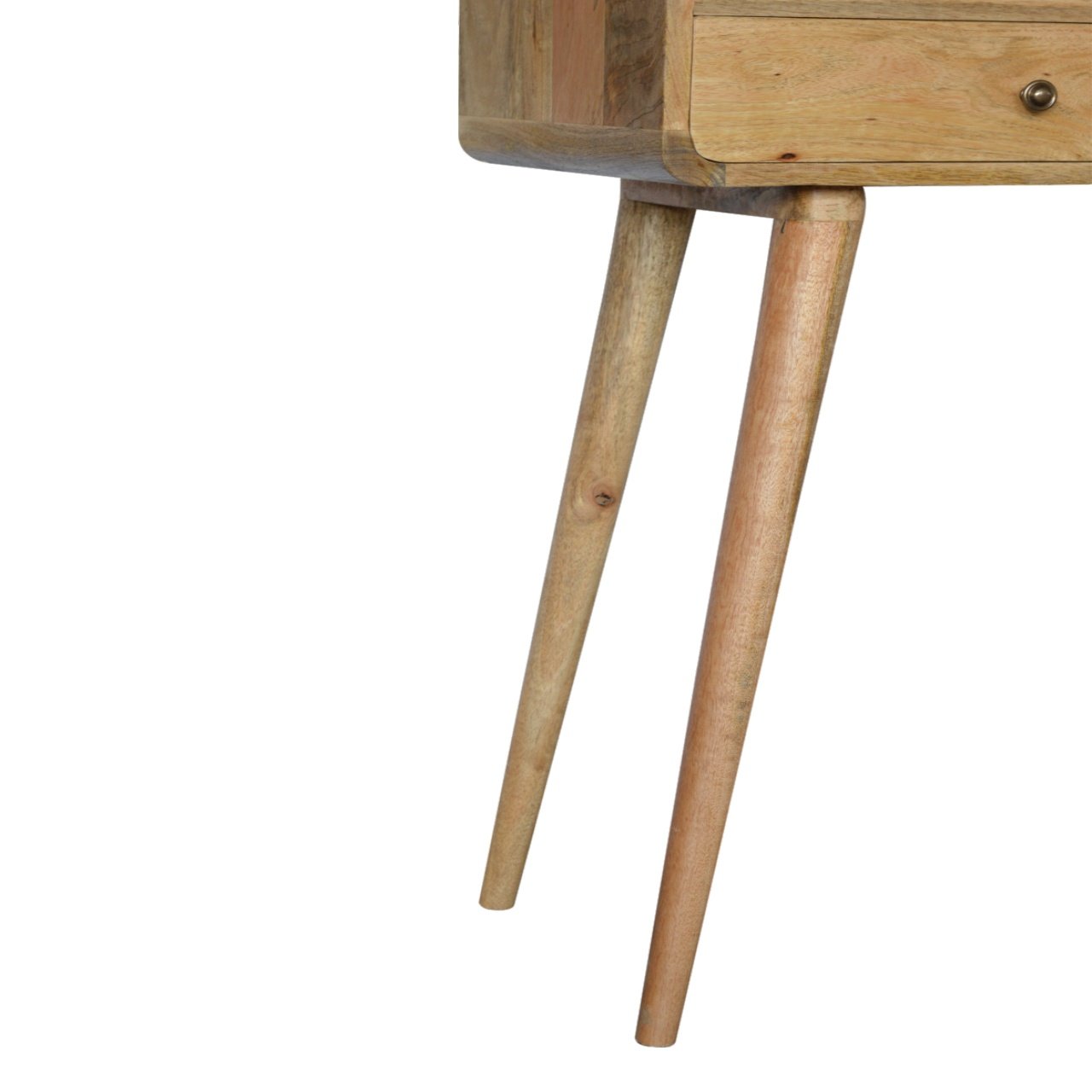 Open Slot Curved Console Table