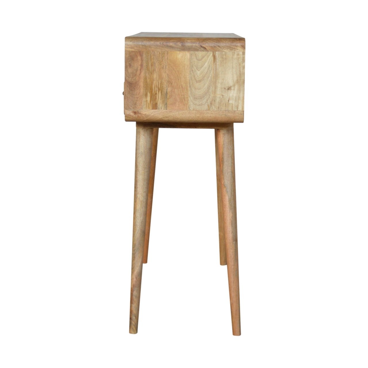 Open Slot Curved Console Table