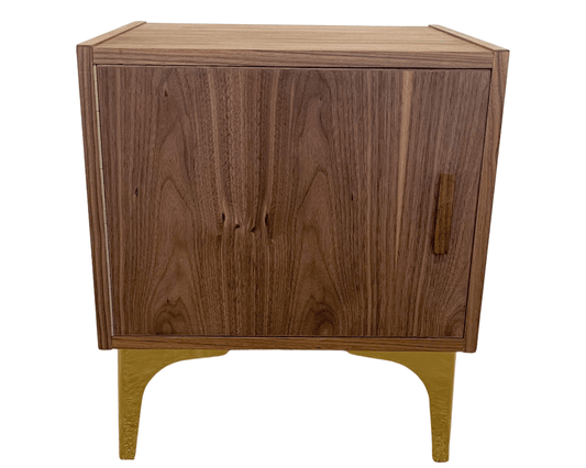 Mid Century Style Walnut Bedside table - Supramobili