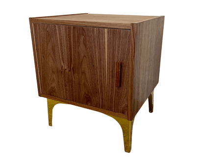 Mid Century Style Walnut Bedside table - Supramobili