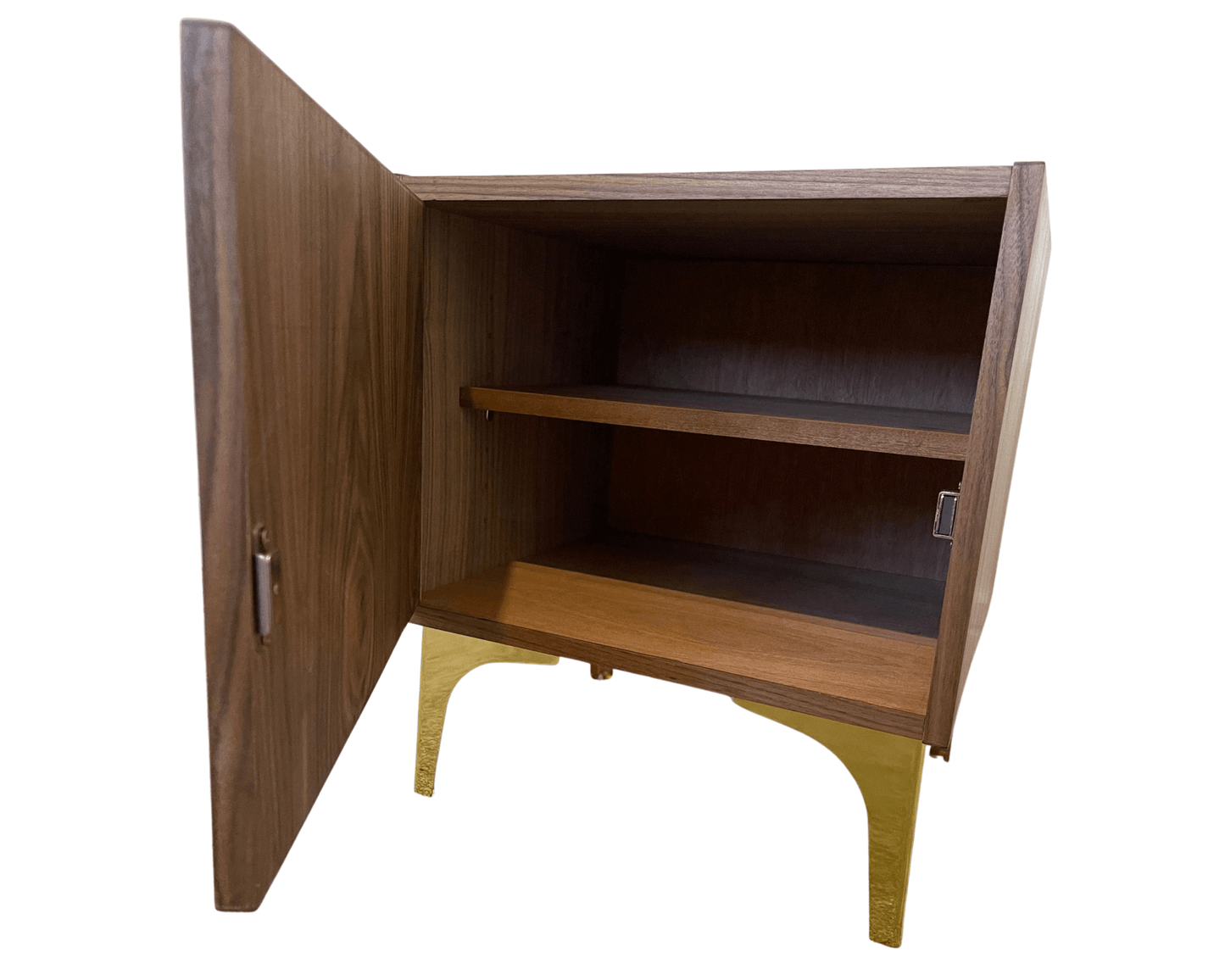 Mid Century Style Walnut Bedside table - Supramobili