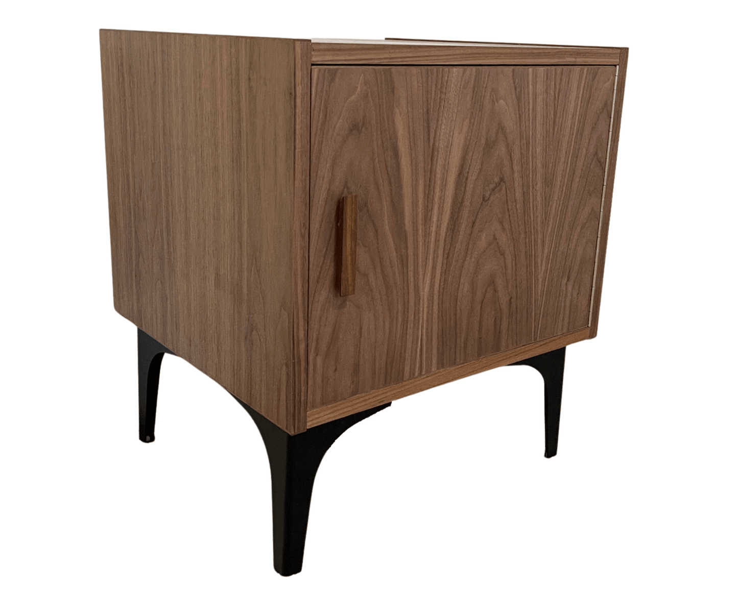 Mid Century Style Walnut Bedside table - Supramobili