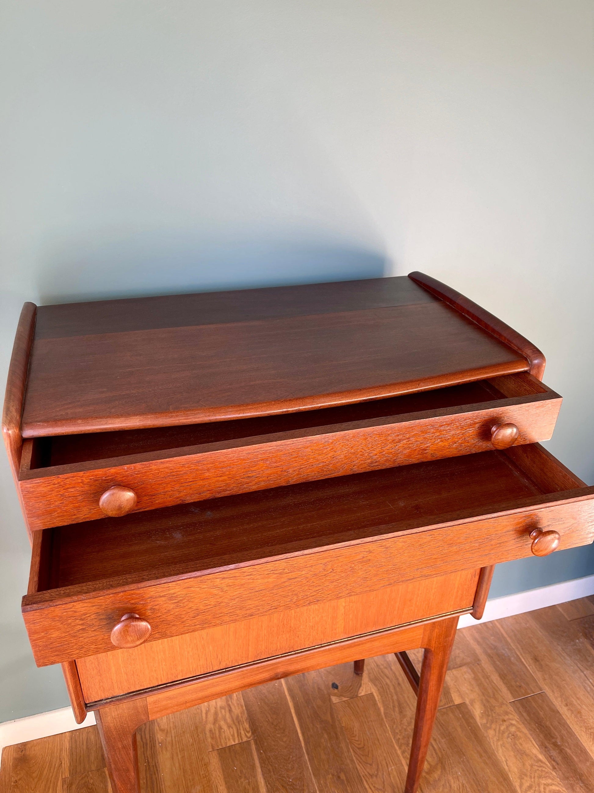 Mid century Vintage Teak Writing Bureau by John Herbert for Younger 1950's - Supramobili