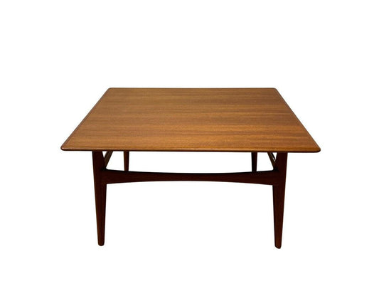 Mid Century Swedish Square Teak Coffee table by Karl Erik Ekselius - J O Carlsson for Vetlanda 1950's - Supramobili
