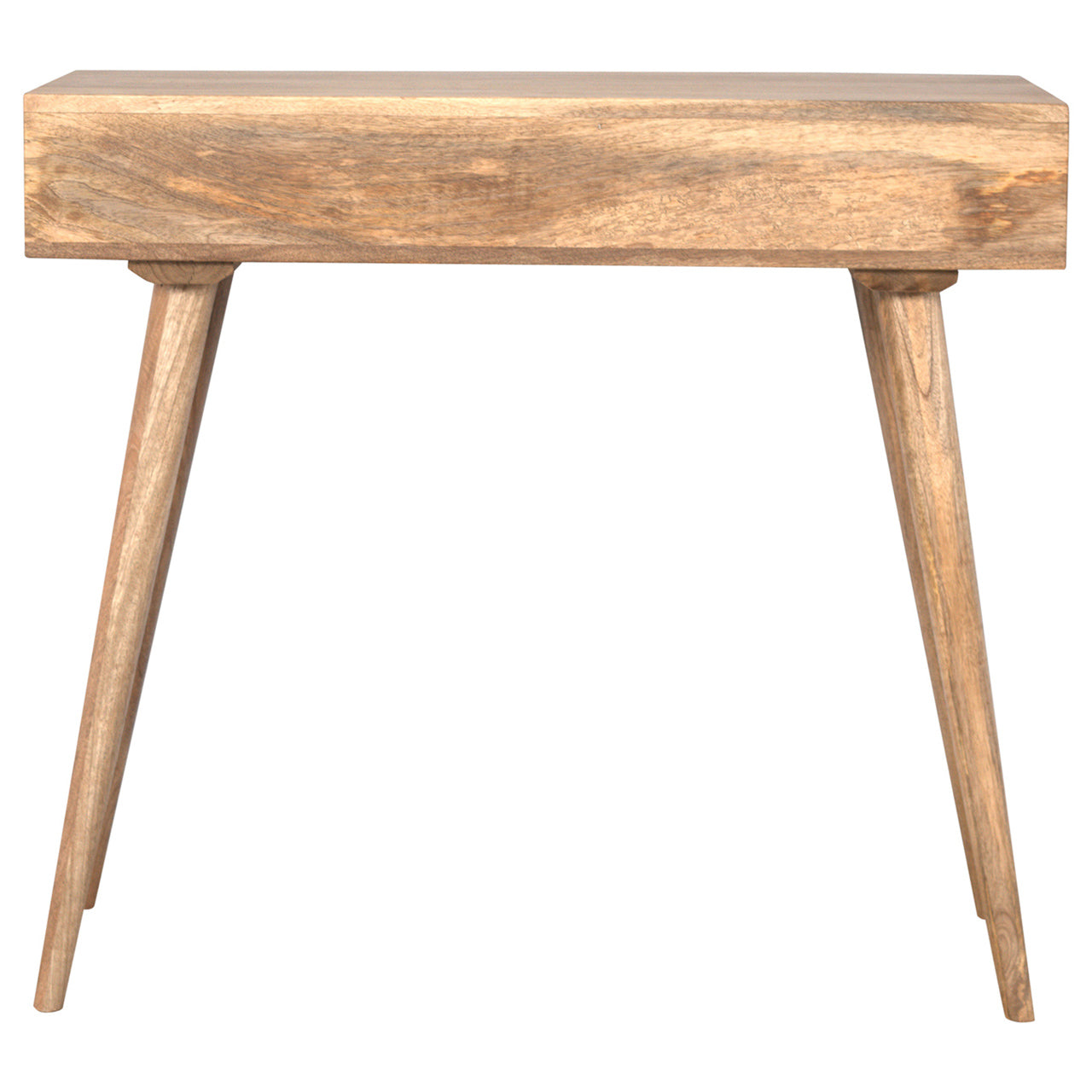 Solid Wood Nordic 1 Drawer Writing Desk with Open Slot