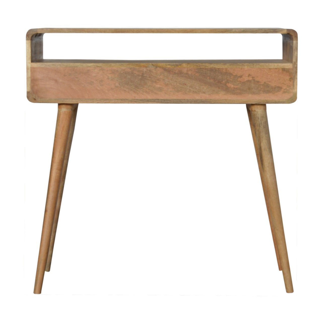Open Slot Curved Console Table